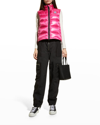 Canada Goose Cypress Vest Summit Pink/rose Sommet In Jasper Green