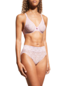 Wacoal Halo Lace High-cut Briefs In Fragrant Lilac 52