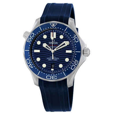 Pre-owned Omega Seamaster Automatic Blue Dial Men's Watch 210.32.42.20.03.001