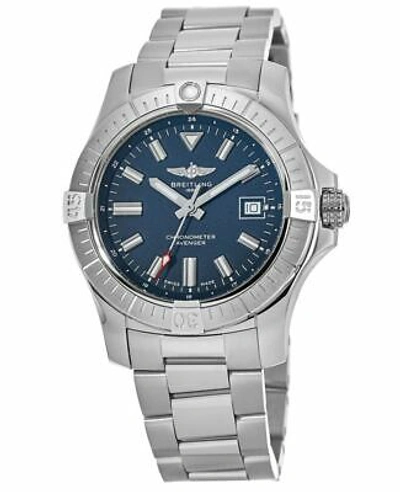 Pre-owned Breitling Avenger Automatic 43 Blue Dial Men's Watch A17318101c1a1