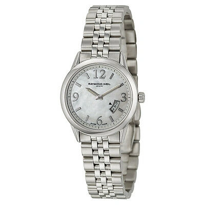 Pre-owned Raymond Weil Women's 5670-st-05907 Freelancer Stainless Steel Swiss Watch In Silver