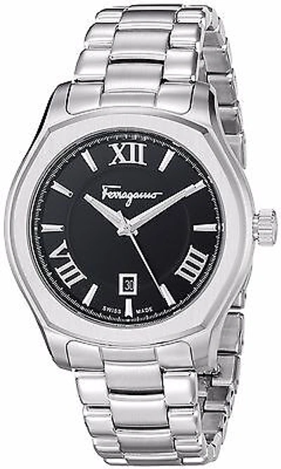 Pre-owned Ferragamo Salvatore  Men's Fq1920015 Lungarno Swiss Quartz Stainless Steel Watch
