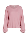 Splendid Georgie Rib-knit Sweater In Pink Rose