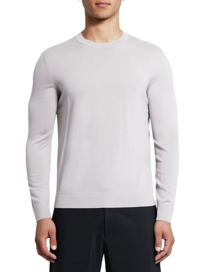 Theory Wool Pullover Sweater In Opal