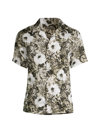 JOHN VARVATOS MEN'S DANNY PRINTED CAMP SHIRT