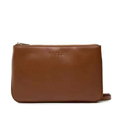 Pre-owned Furla Genuine  Bag Miastella Female Leather Brown - We00217-bx0053-03b00