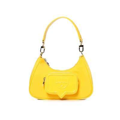 Pre-owned Chiara Ferragni Genuine  Bag Eyelike Female Yellow - 72sb4bf8zs137602