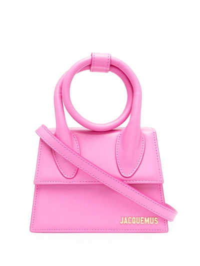Jacquemus Le Chiquito Nœud Mini Bag In Pink