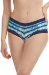 Hanky Panky Dream Indigo-stripe Boyshort Underwear Pr681274 In Indigo Stripe