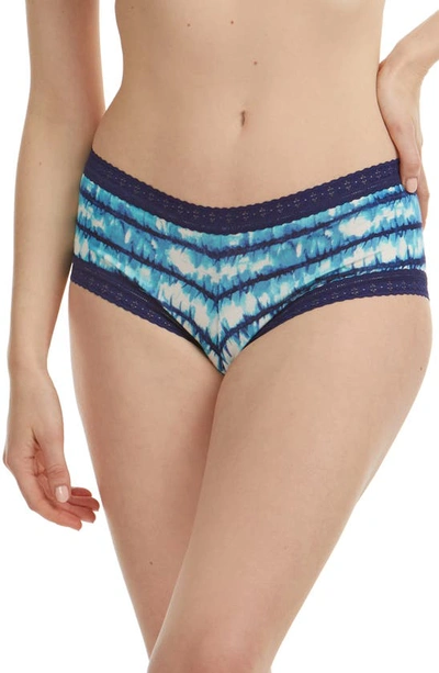 Hanky Panky Dream Indigo-stripe Boyshort Underwear Pr681274 In Indigo Stripe