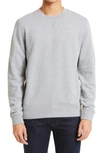 Sunspel Cotton French Terry Sweatshirt In Gray