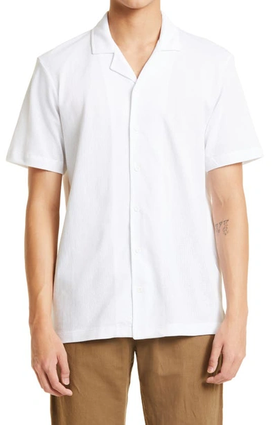 Sunspel Riviera Cotton Button-up Shirt In White