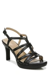 Rsvp Footwear Baylor Strappy Slingback Sandal In Black Smooth