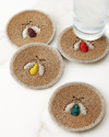 Joanna Buchanan Sparkle Bee Coasters, Set Of 4