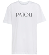 Patou Logo Cotton Jersey T-shirt In White