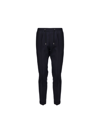Paul Smith Navy Cashmere-wool Blend Pants In Dk Na