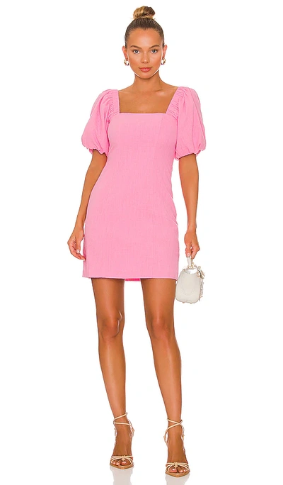 Sndys X Revolve Tuscany Linen Dress In Pink