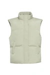 Unreal Fur Undercover Padded Gilet In Grün