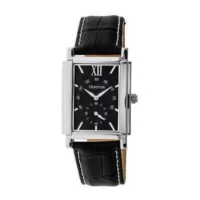 Pre-owned Heritor Frederick Black Dial Automatic Men's Watch Hr6102