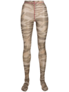 DIESEL P-KOLL-E3 CAMOUFLAGE-PRINT LEGGINGS