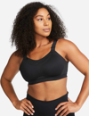 Nike Alpha Mesh-trimmed Dri-fit Recycled Sports Bra In Black