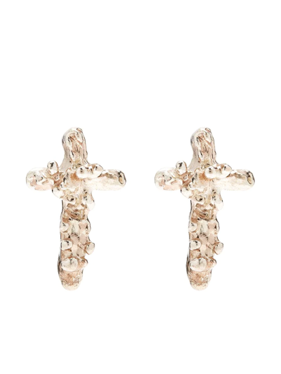 Alighieri The Gilded Dagger Single Stud Earring In Silver