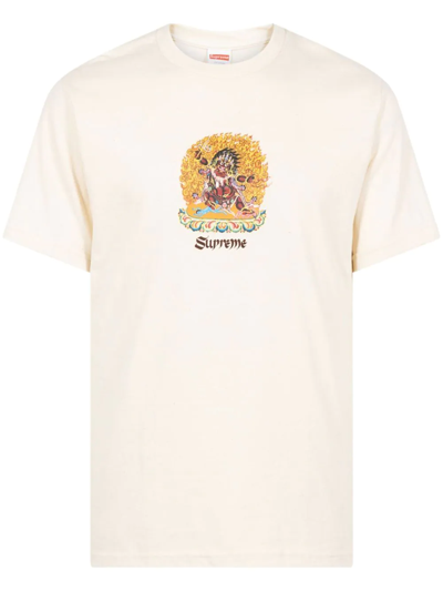 Supreme Person Graphic-print T-shirt In Neutrals