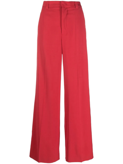 Red Valentino Red Palazzo Trousers