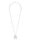 OFF-WHITE BRASS NECKLACE WITH ARROW PENDANT DETAIL JIL SANDER MAN