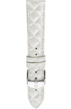 MICHELE 16MM QUILTED WATCH STRAP,MS16AA370156