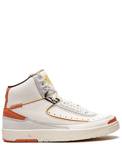 Jordan X Maison Chateau Rouge Air  Retro 2 Sneakers In Neutrals