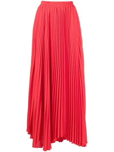 Styland Pleated Maxi Skirt In Rot