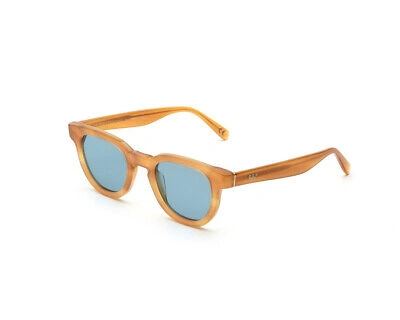 Pre-owned Retrosuperfuture Sunglasses Nlx Certo Bagutta Yellow Light Blue Unisex