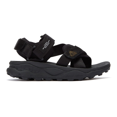 Pre-owned Flower Mountain Nazca 2 Mens Black Sandals Casual Summer Shoes