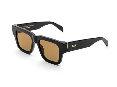 Pre-owned Retrosuperfuture Sunglasses B5y Mega Refined Black Brown Unisex
