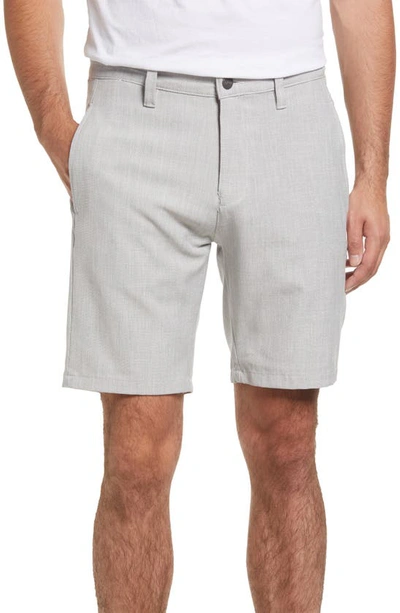 34 Heritage Nevada Stretch Shorts In Bone Cross Twill