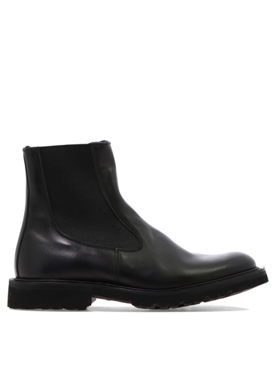 Tricker's Mens Black Ankle Boots