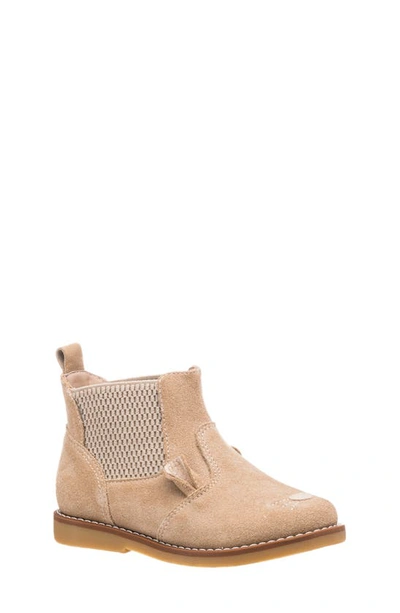 Elephantito Kids' Teddy Chelsea Boot In Beige