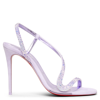 CHRISTIAN LOUBOUTIN ROSALIE STRASS 100 PVC SANDALS