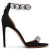 Alaïa La Bombe Stud Ankle-wrap Stiletto Sandals