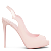Christian Louboutin Women's Hot Chic 120 Patent Leather Slingback Pumps In Pink