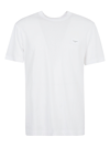 Dolce & Gabbana Logo Patch Cotton T-shirt In White Ottico