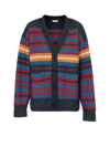 SEE BY CHLOÉ MULTICOLOR STRIPED CARDIGAN