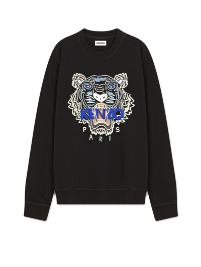 Kenzo Sweater With Contrast Detail In Black
