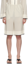 Low Classic Monogram-pattern Knee-length Shorts In Print