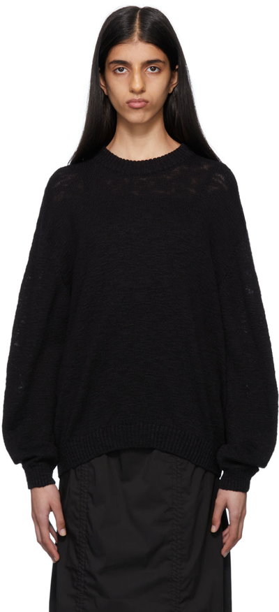 Holzweiler Black Saturn Sweater In 1051 Black