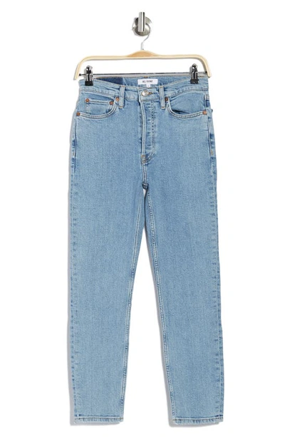 Re/done Originals High Waist Crop Jeans In Naf