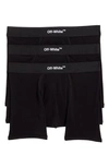 OFF-WHITE 3-PACK HELVETICA BOXER BRIEFS