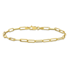 AMOUR AMOUR 3.3MM PAPERCLIP CHAIN BRACELET IN 14K YELLOW GOLD