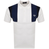 FRED PERRY FRED PERRY TOWELLING POLO T SHIRT WHITE
